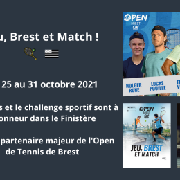 Laisné, partenaire de l'Open de Tennis de Brest 
