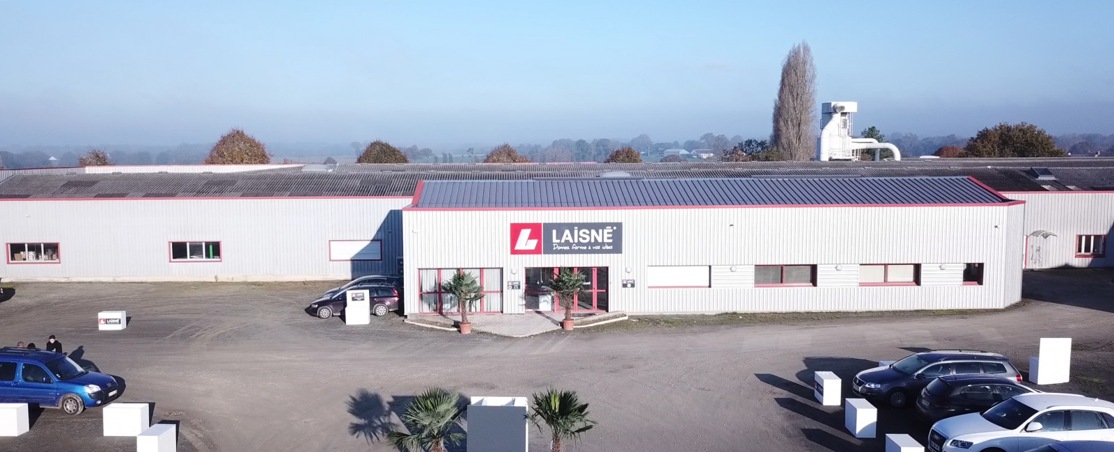 Entreprise LAISNE vue d'un drône