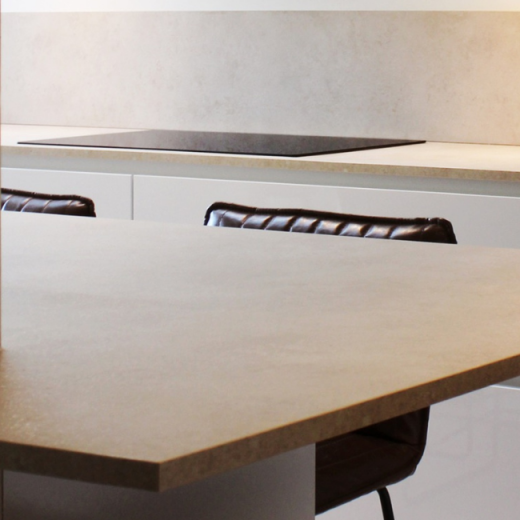 Plan de travail stratifié beige naturel