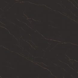 Décor stratifié noir mat et veinage doré